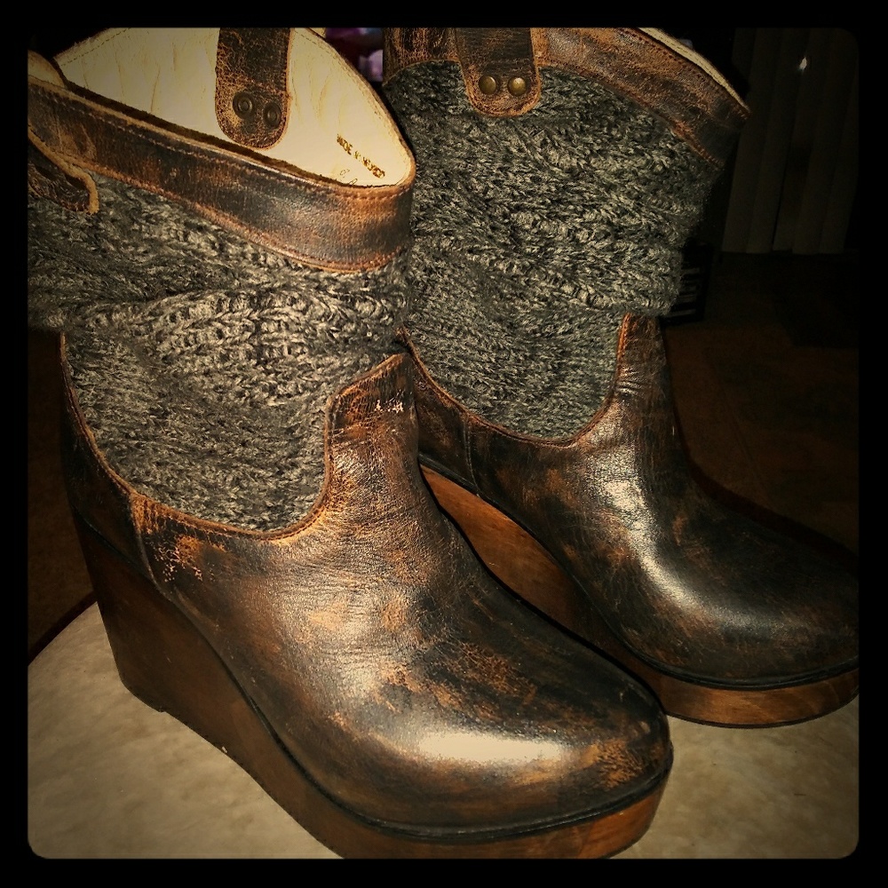 Mid Calf Ankle Boots. "USED"